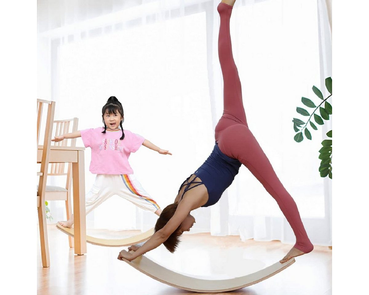 Homfa Balanceboard, 2-Set Balancierbrett für Kinder und Erwachsene 150 kg von Homfa