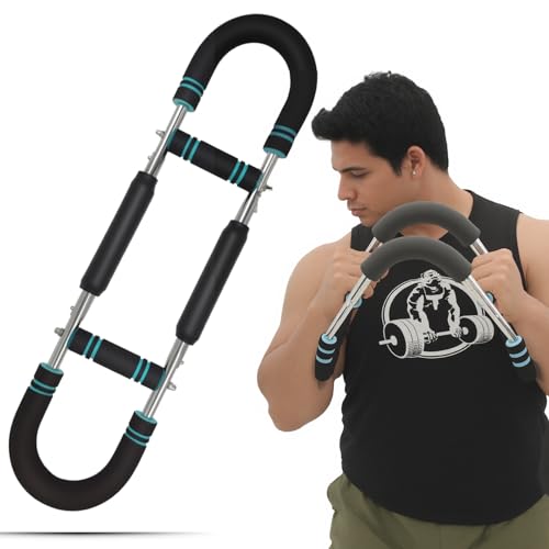 Homhut Twister Armtrainer Einstellbare 90-120Ib Brust Workout Ausrüstung brusttrainer männer Tragbare Power Twister Bar Abnehmbares Design Fitness überall von Homhut