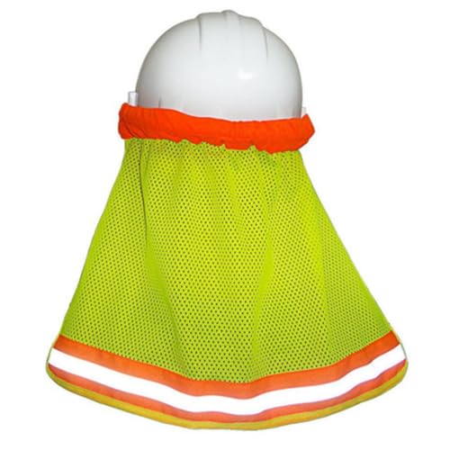 Homoyoyo Mesh Sonnenschutz Helmüberzug Nackenschutz Reflektierender Streifen Hutüberzug Netz Hutüberzug von Homoyoyo