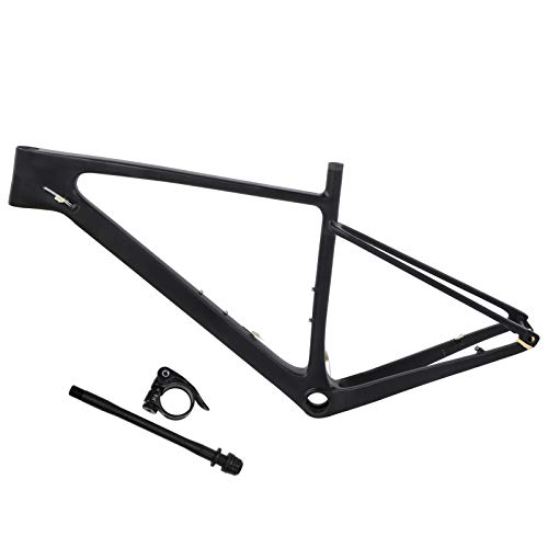 Carbon Fiber Bike Front Fork Frame Sturdy Durable Lightweight Convenient Mountain Bicycle (17 inch) von Hoonyer