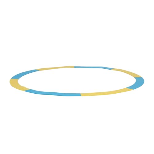 Golf Übungszielringe Ultra Dünnes Silikon Leuchtende Ziele Anzeige Golf Ziele Kreis für Golftraining Geeignet für Anfänger und Profis (Yellow Blue Medium Circle 90cm) von Hoonyer