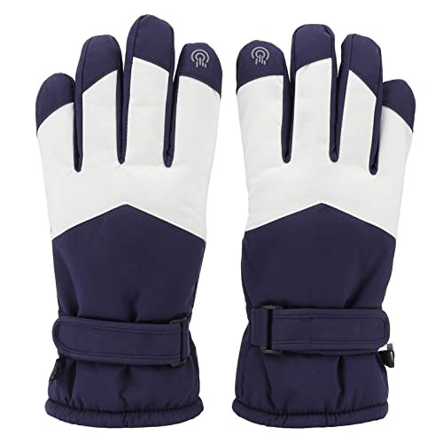 Hoonyer REIT-Touchscreen-Handschuhe, wasserdicht, rutschfest, mit Fleece verdickt, Vollfinger-Handschuhe für Outdoor-Winter-Skifahren von Hoonyer