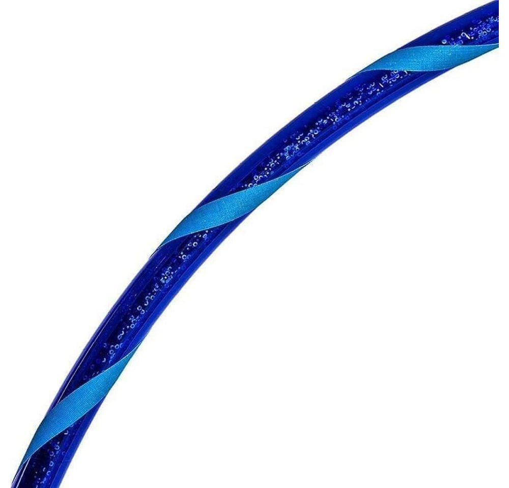 Hoopomania Hula-Hoop-Reifen Glamour Hula Hoop Reifen Ø60cm, in Blau von Hoopomania