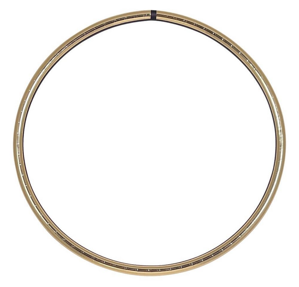 Hoopomania Hula-Hoop-Reifen Metallic Hula Hoop Reifen, Ø90cm Gold von Hoopomania