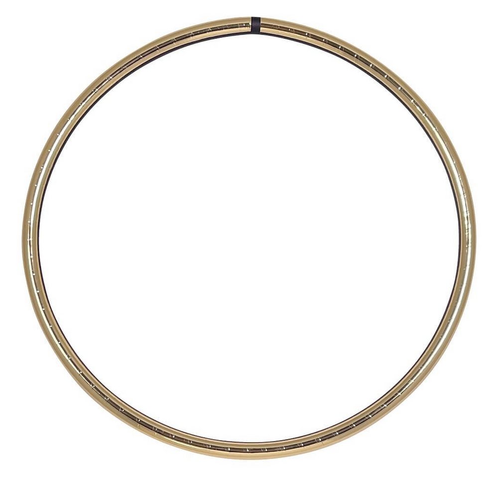 Hoopomania Hula-Hoop-Reifen Metallic Hula Hoop Reifen, Ø80cm Gold von Hoopomania