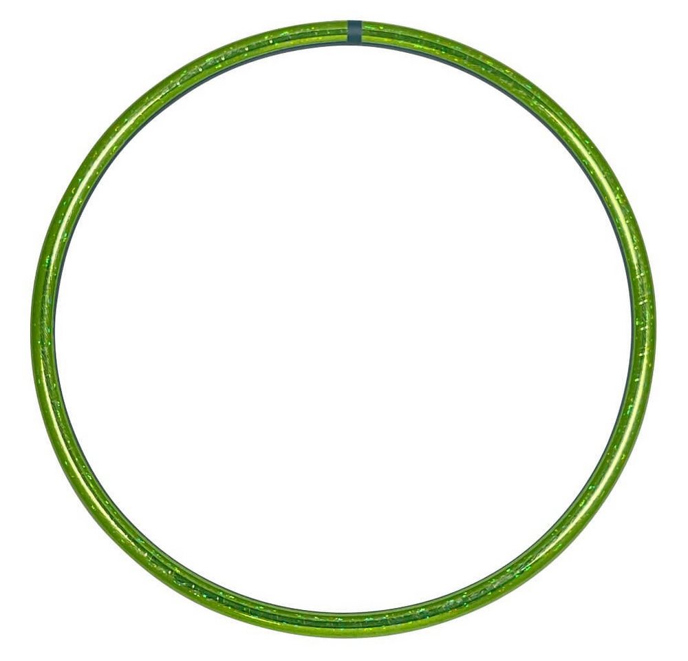 Hoopomania Hula-Hoop-Reifen Isolations Hula Hoop Reifen, Sternen Farben, Ø50cm, Grün von Hoopomania