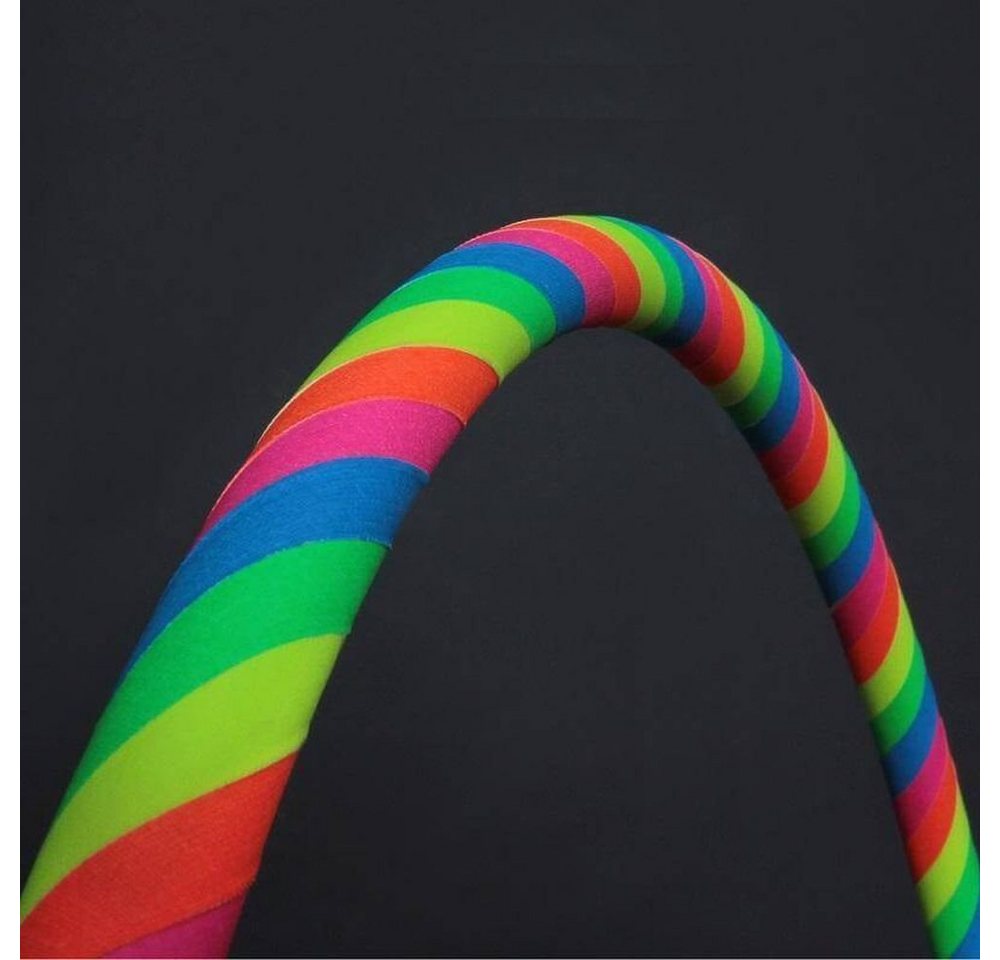 Hoopomania Hula-Hoop-Reifen Rainbow Designer Hula Hoop, Ø80cm von Hoopomania