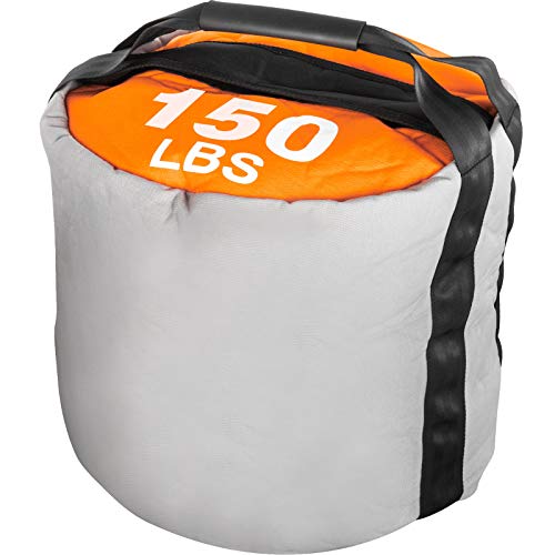 Hopopula 68KG Sandsäcke Fitness Sandsack Training Sandsäcke Fitness Taschen Nylon 1000D Sandsäcke(Orange Grau) von Hopopula