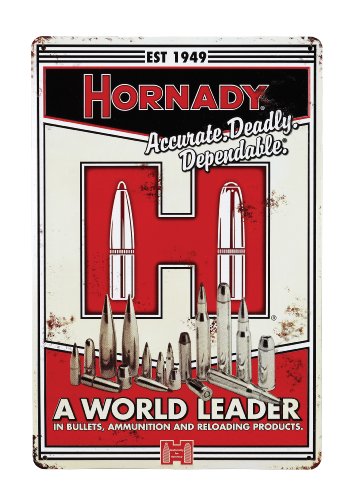 Hornady Unisex-Erwachsene 99101 Schild mit Aufschrift Reloading Equipment, Multi, 12x18 von Hornady