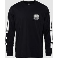 Horsefeathers Tall Typo Longsleeve black von Horsefeathers