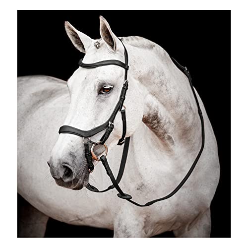 Horseware Ireland Unisex-Erwachsene Micklem Zaumzeug Zügel, Schwarz von Horseware