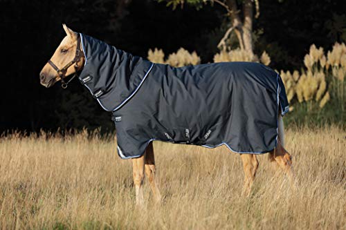 Horseware Amigo Bravo 12 Plus Turnout Lite 0g (2017) - Navy/Blue, Groesse:140 von Horseware