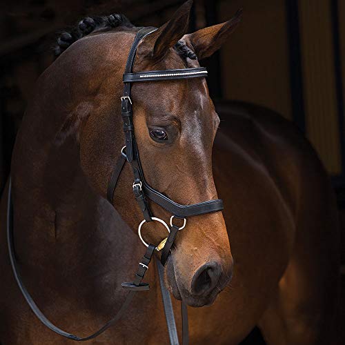 Horseware Rambo Micklem Diamante Competition Bridle Trense Black (Standard Horse) von Horseware