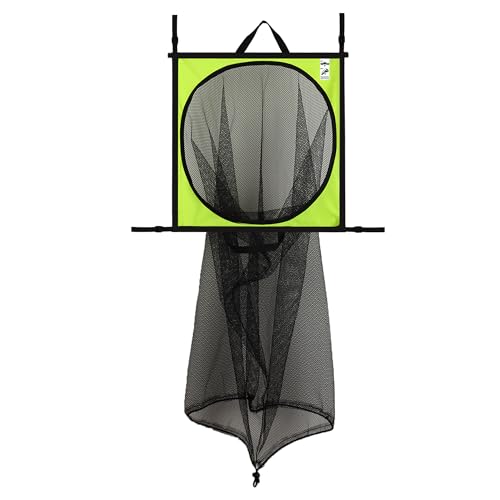 Football Goal Net 3 IN 1 Football Top Container and Ball Bag Highlighted Score Zones Corner Shooting for Accuracy Training Target Practice von Hosolee