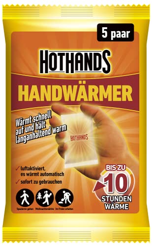 HOTHANDS Handwärmer - 5paar - luftaktiviert - es wärmt automatisch - sofort zu gebrauchen von HotHands
