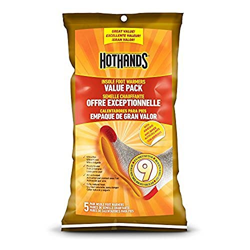 HotHands Einlegesohlen Fußwärmer mit Klebstoff Vorteilspack (5 Paar) von HotHands