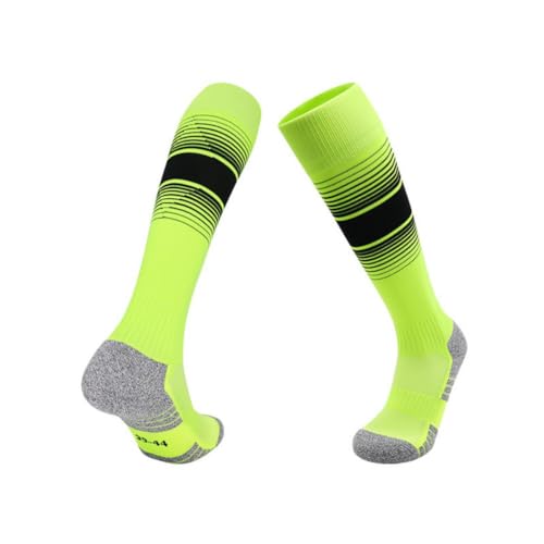 Hotfiary Fußball Socken für Männer Jungen, Rugbys Hockey Kniestrümpfe Lange Socken, Bequeme Sport Socken für Kinder Jugendliche Erwachsene, Atmungsaktive Trainings fußball Socken von Hotfiary