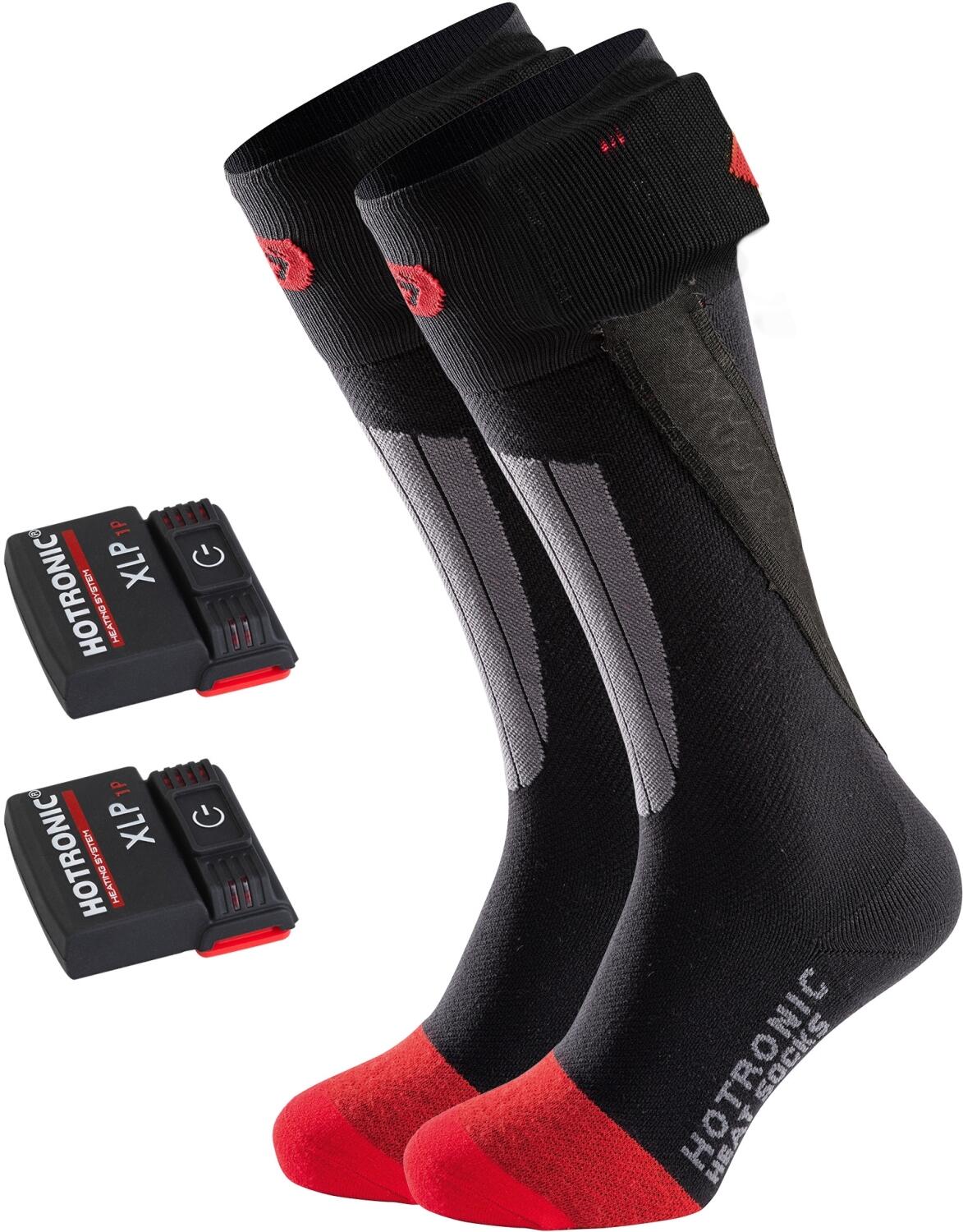 Hotronic Heat Socks Set XLP 1P Classic Comfort (39.0 - 41.0, anthrazit/rot) von Hotronic