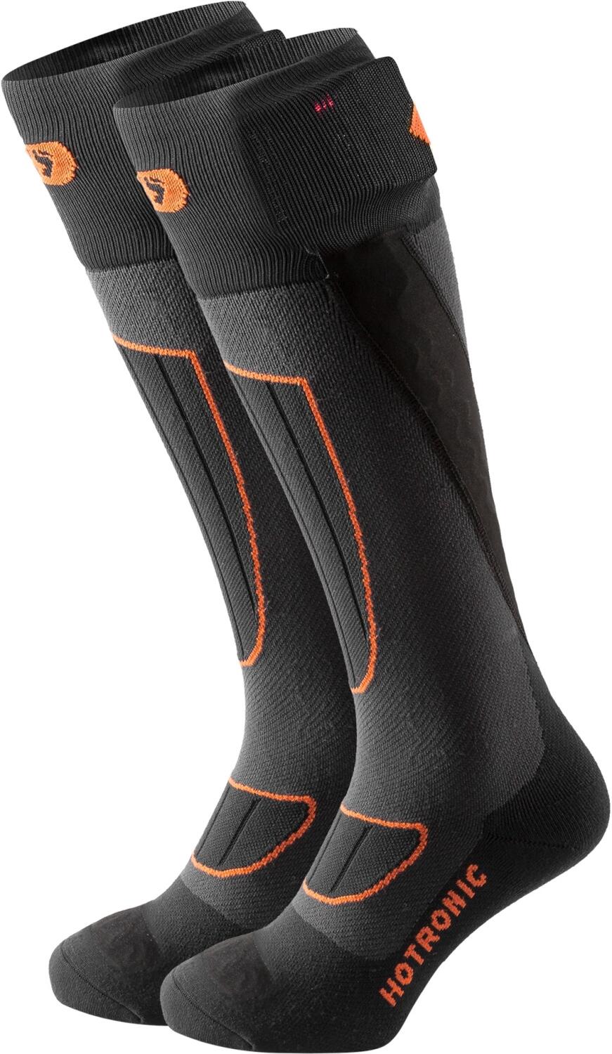 Hotronic Heat Socks Surround Comfort (32.0 - 34.0, anthrazit/orange, 1 Paar) von Hotronic