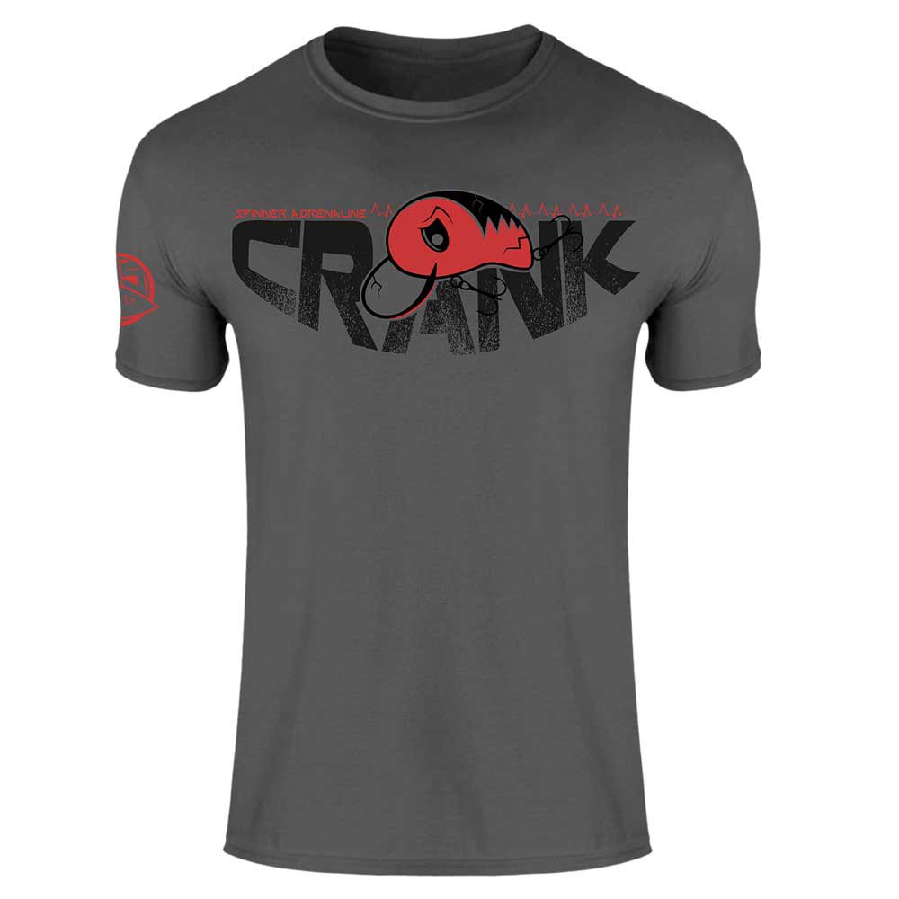 Hotspot Design Crank Short Sleeve T-shirt Grau 2XL Mann von Hotspot Design