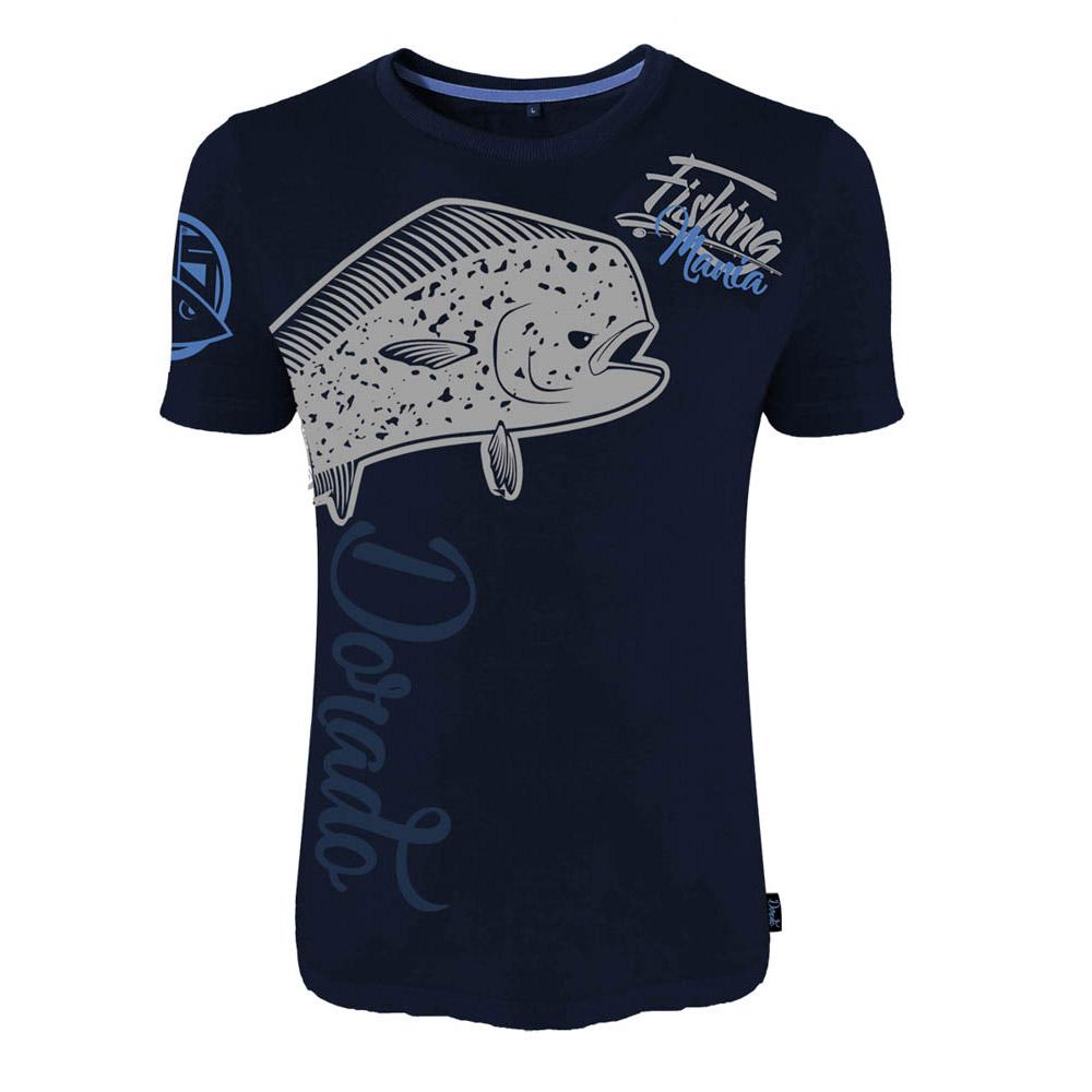 Hotspot Design Fishing Mania Dorado Short Sleeve T-shirt Blau 2XL Mann von Hotspot Design