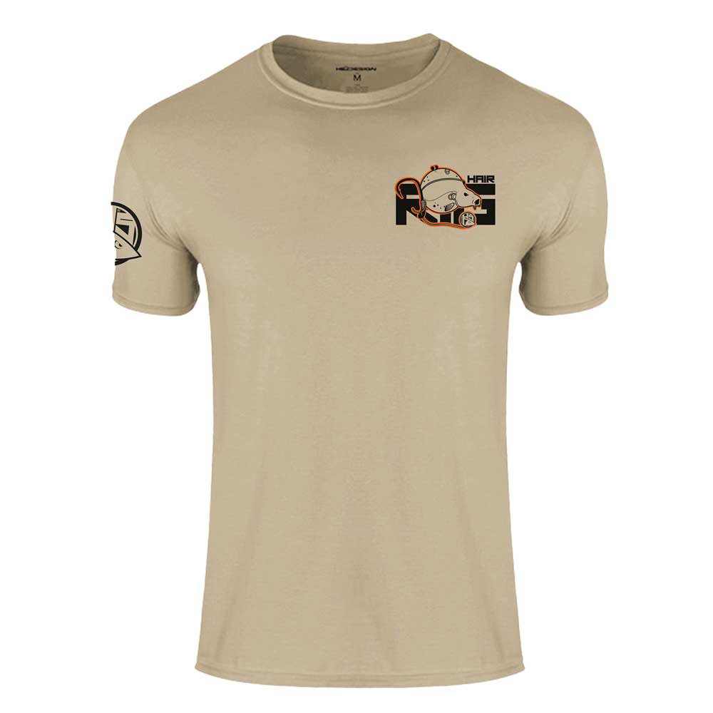 Hotspot Design Hair Rig Short Sleeve T-shirt Beige XL Mann von Hotspot Design