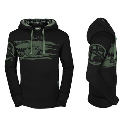 Hotspot Design Hoodie Black Bass with camo detail - Size XL von Hotspot Design