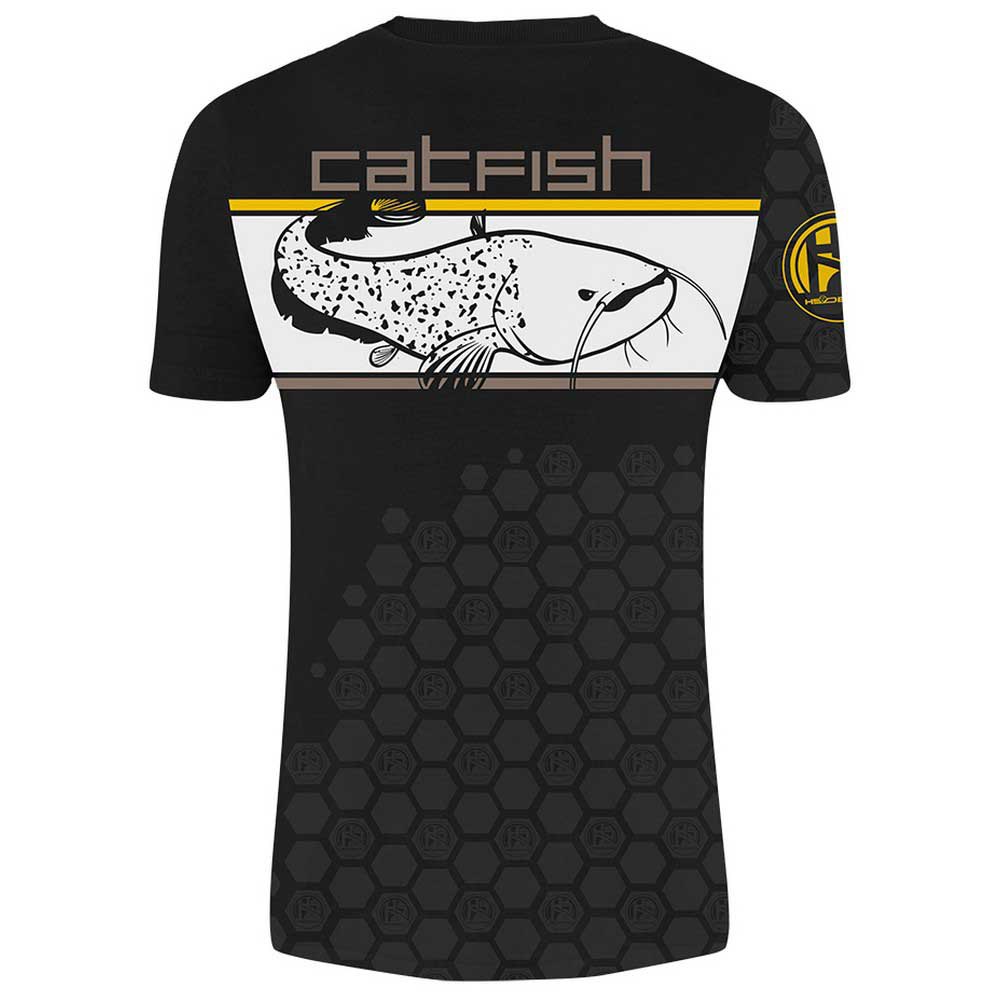 Hotspot Design Linear Catfish Short Sleeve T-shirt Schwarz 2XL Mann von Hotspot Design