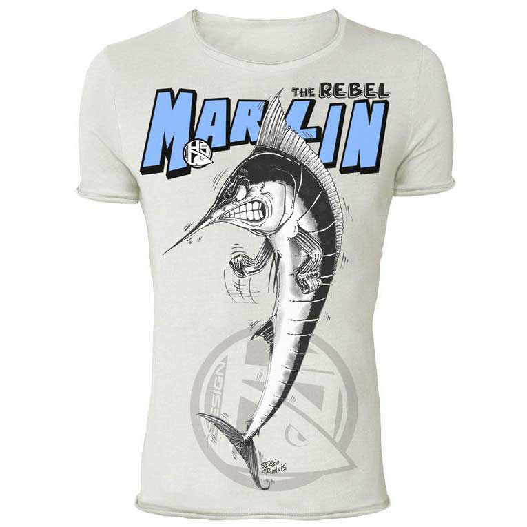 Hotspot Design Rebels Marlin Short Sleeve T-shirt Grau L Mann von Hotspot Design