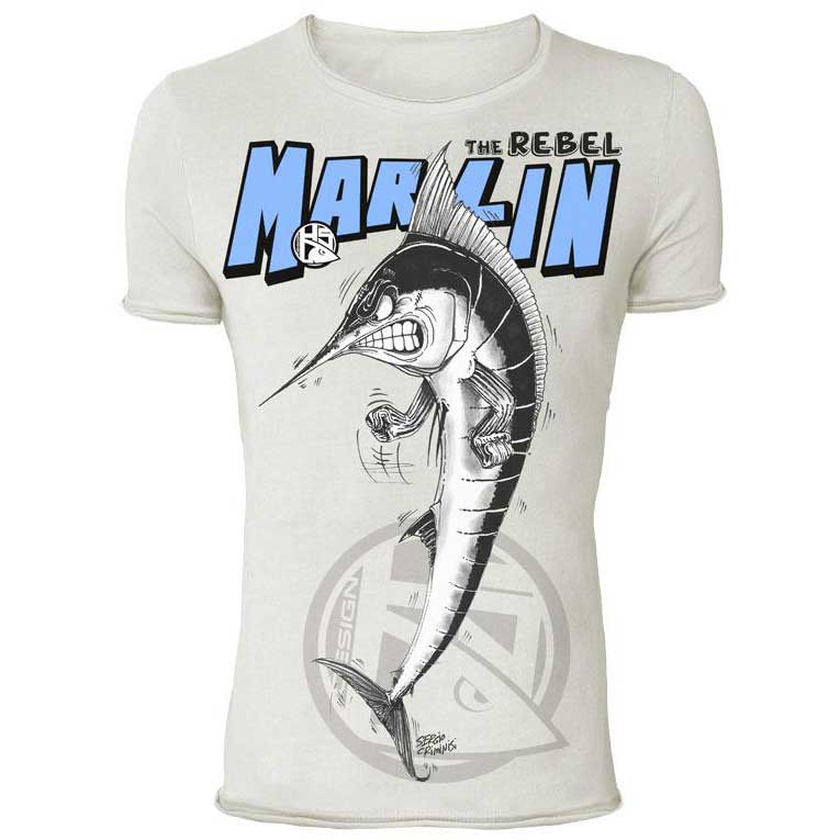 Hotspot Design Rebels Marlin Short Sleeve T-shirt Grau M Mann von Hotspot Design