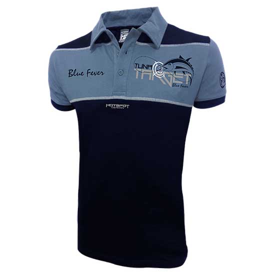 Hotspot Design Tuna Target 2.1 Short Sleeve Polo Shirt Blau,Schwarz L Mann von Hotspot Design
