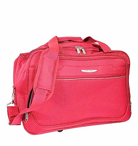 Kleine Reisetasche für Wochenende, Sport, Duffle, Gepäck, Ardent, rot, S, Reisetasche von House of Leather