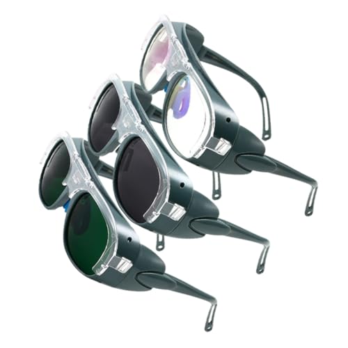 Housoutil 3 Paar Arbeitsschutzbrillen Schweißschutzausrüstung Schweißbrillen Schweißbrillen Für Männer Schweißzubehör Schweißgeräte Schweißbrillen Schweißschutzausrüstung von Housoutil