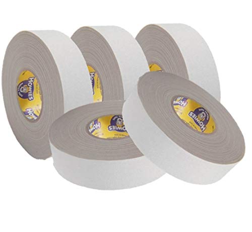 Howies 5X Schlägertape Profi Cloth Hockey Tape weiß 25mm f. Eishockey, je 22 m von Howies