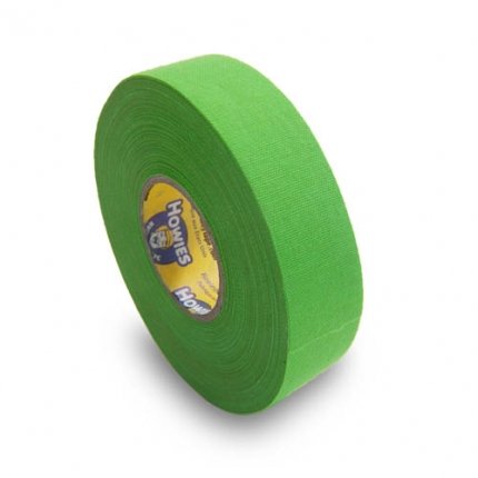 Schlägertape Profi Cloth Hockey Tape 25mm f. Eishockey farbig (neon grün), 23 m von Howies