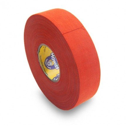 Schlägertape Profi Cloth Hockey Tape 25mm f. Eishockey farbig (orange), 23 m von Howies