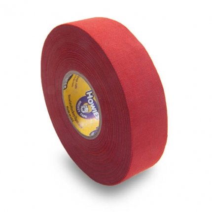 Schlägertape Profi Cloth Hockey Tape 25mm f. Eishockey farbig (rot), 23 m von Howies