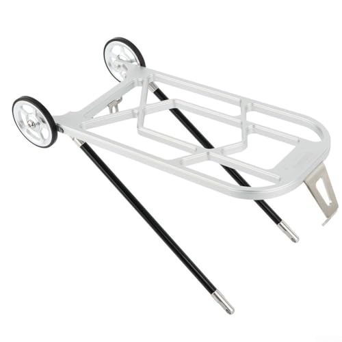 Aluminium-Legierung Fahrradträger für Brompton faltbares Fahrrad, elegantes Design (Silber) von HpLive