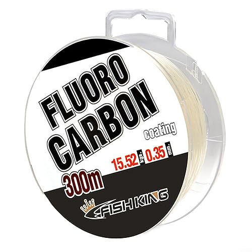 HpLive Fluorocarbon beschichtete Angelschnur 300m 0,3-0,5mm Angeln Fluorocarbon Schnur Meeresangeln Monofile Vorfach sinkende Schnur von HpLive