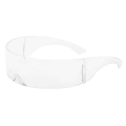 HpLive Outdoor-Fahrradbrille, Anti-UV-Brillen, MTB-Fahrrad-Sonnenbrille für Herren und Damen, kratzfest (transparent) von HpLive