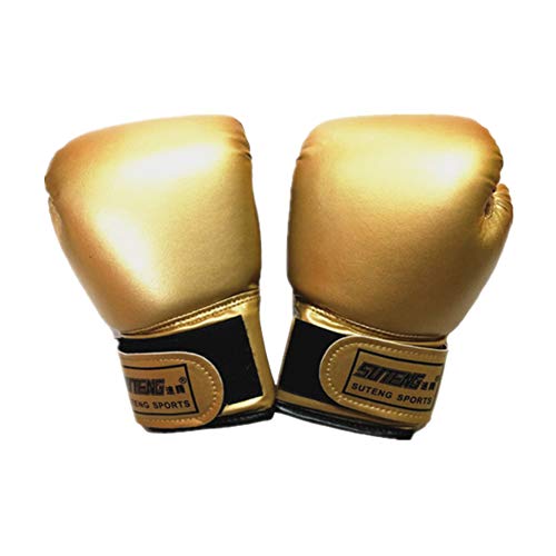Hpera Boxing Gloves Boxhandschuhe Kinder Boxhandschuhe MäNner Trainingsboxhandschuhe Günstige Boxhandschuhe Boxhandschuhe Für Kampfkünste Junior Boxhandschuhe Gold,Child von Hpera