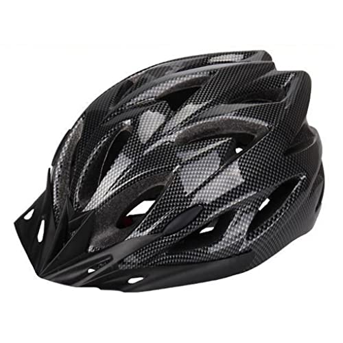 1pc Fahrradhelm Helm Helm Einstellbarer Zyklus für Erwachsene für Outdoor Sports (Schwarz) Helm von Hperu
