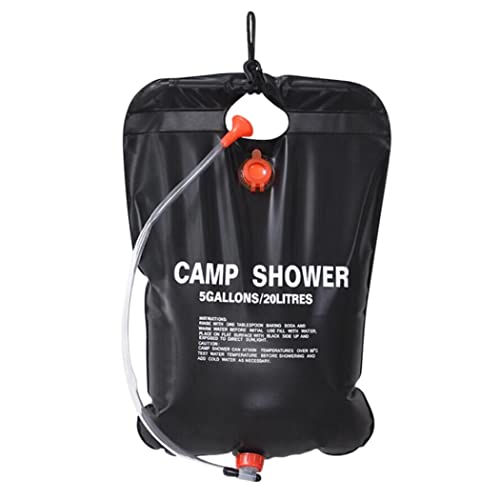 Hperu Solar Duschbeutel Campingheizung Duschwasserbag 20 l für das Reisen mit Rucksacktönen von Hperu