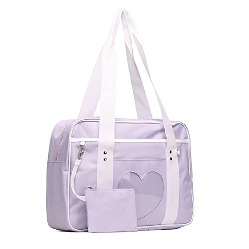 Ita Bag Heart Japanische Schultasche süße große Schulter -Anime -Geldbeutel -Lichthandtasche von Hperu