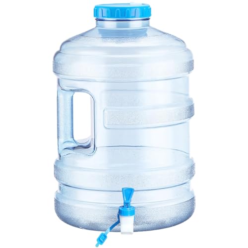 Wasserbehälter, 15l/4 Gallonen Camping Wasserkrug, Wasserbehälter mit Hahn tragbare klare Wasserflasche mit Schraubverschluss und Spigot Wassertank für Sport, Camp, Wandern von Hperu