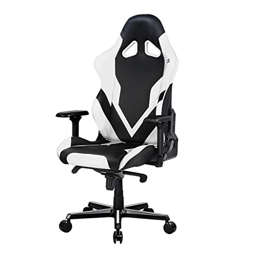 HuAnGaF Gaming Chair Racing Armchair,Swivel High Back Footrest with Headrest Lumbar Support Flip Up Arms Headrest PU Leather Executive High Back Computer Chair Comfortable Anniversary von HuAnGaF