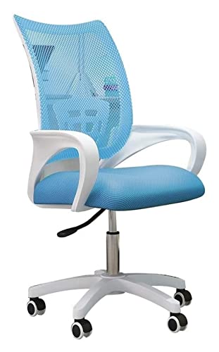 HuAnGaF Office Chair Mesh Back Swivel Chair Office Chair Ergonomic Low Back Executive Chair Swivel Lift Computer Chair Game Chair Work Chair Chair (Color : Blue) Needed Comfortable Anniversary von HuAnGaF