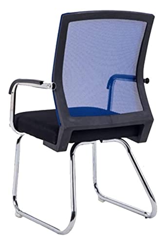 HuAnGaF Office Chair Mesh Chair Ergonomic Office Chair Computer Desk and Chair Staff Chair Bow Leg Game Chair Conference Chair Chair (Color : Blue) Needed Comfortable Anniversary von HuAnGaF