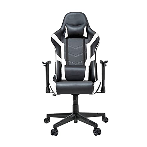 HuAnGaF Video Gaming Chair Racing Recliner,Headrest and Lumbar Support E-Sports Swivel Chair Flip Up Arms Headrest PU Leather Executive High Back Computer Chair Comfortable Anniversary von HuAnGaF