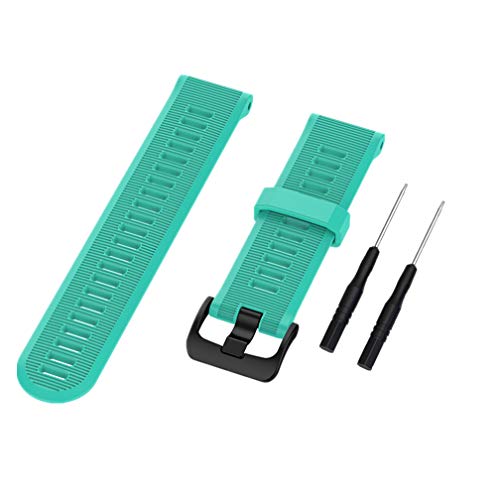 Huabao 22mm Silikon Armband für Garmin Forerunner 935/Forerunner 945/Approach S60/Garmin Fenix 5 (Teal) von Huabao